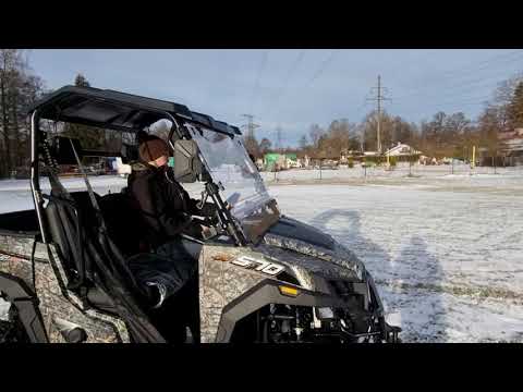 LINHAI UTV 570 T-BOSS EPS winter test.